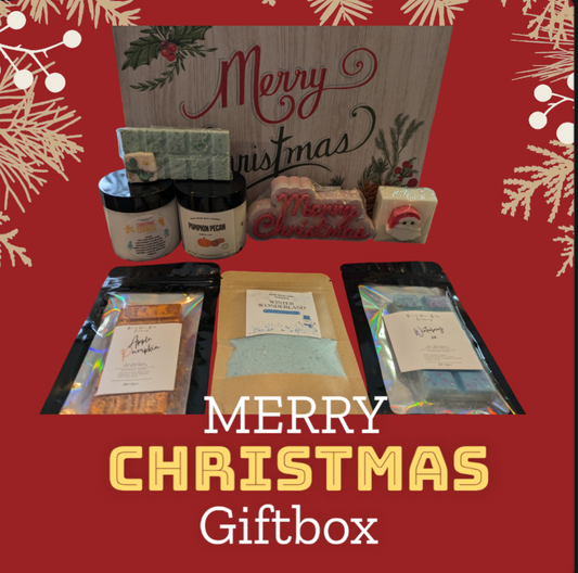 Merry Christmas gift box