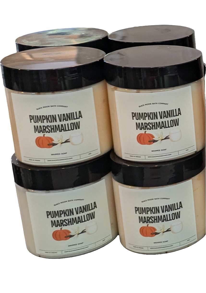 Pumpkin Vanilla Marshmallow Whipped Soap